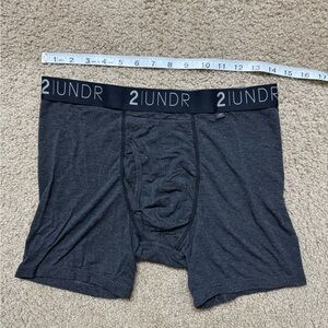 Men's 2UNDR Dark Gray Boxer Briefs